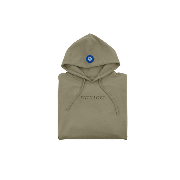 With Love Hoodie - Olive