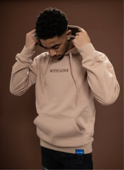 With Love Hoodie - Clay