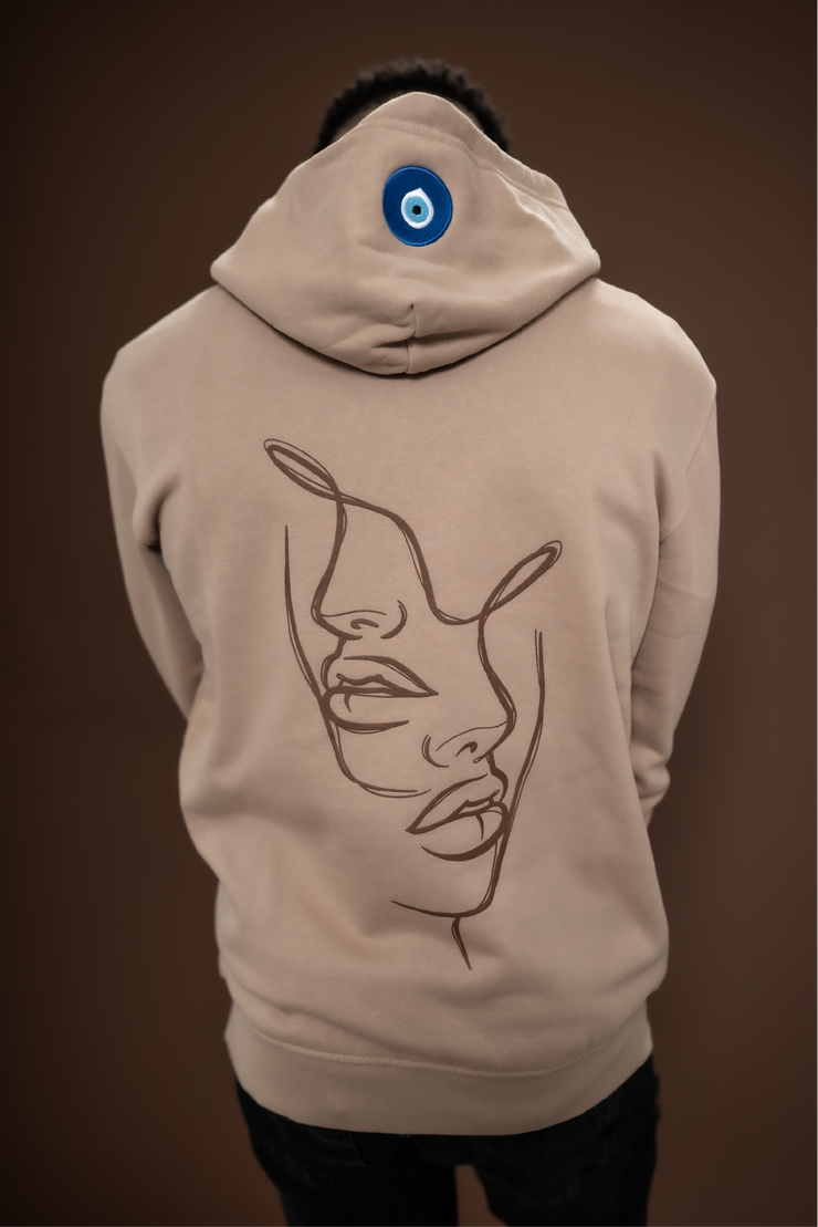 With Love Hoodie - Clay