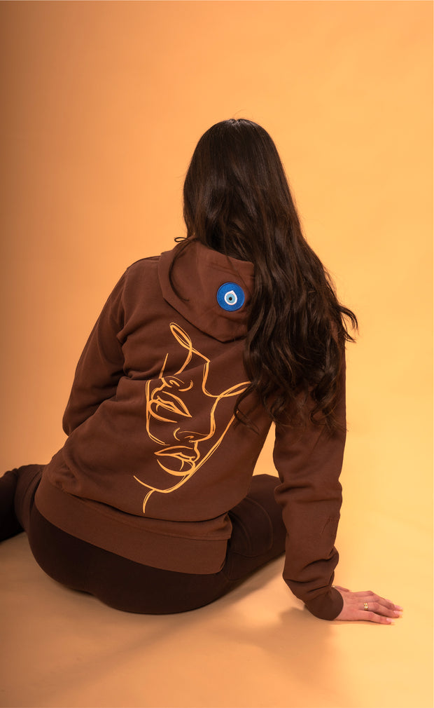 With Love Hoodie - Mocha