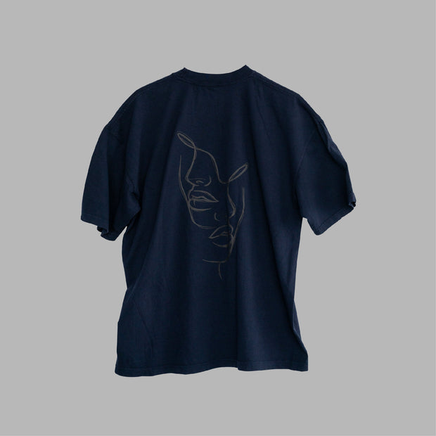 With Love Shirt - Indigo